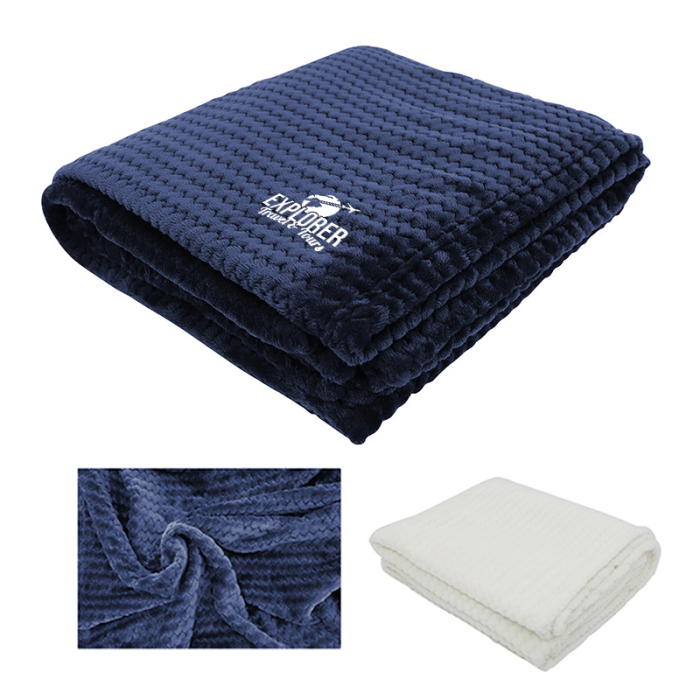 Promotional Snuggle Up Soft-Textured Blankets
