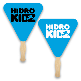 Triangle Sandwich Hand Fans
