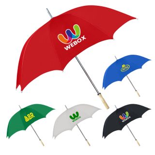 48 inch Arc Custom Imprinted Umbrella with 100% RPET Canopy