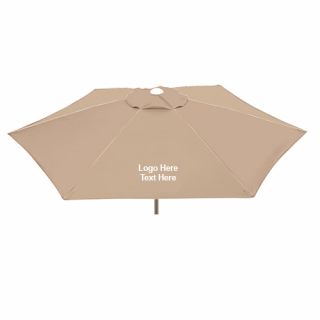 7 Ft Promotional Aluminum Fiberglass Vented Patio Umbrellas