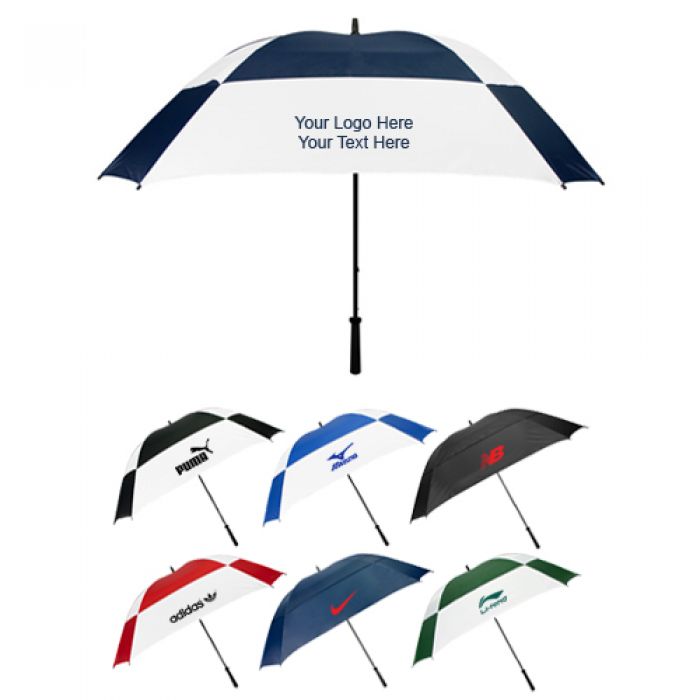 62 Inch Arc Custom Printed Logo Umbrellas