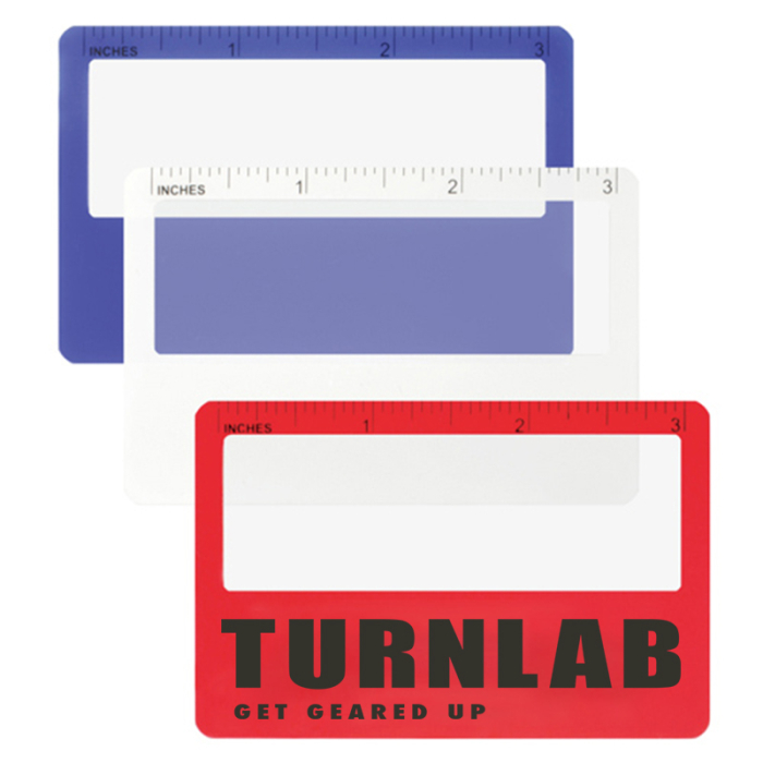 Custom Super Slim Card Size 3x Magnifiers
