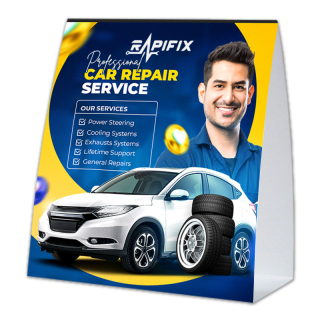 4x4 Inch Square Advertising Table Tents