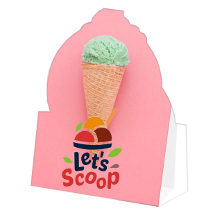 7x10 Inch Shape Advertising Table Tents