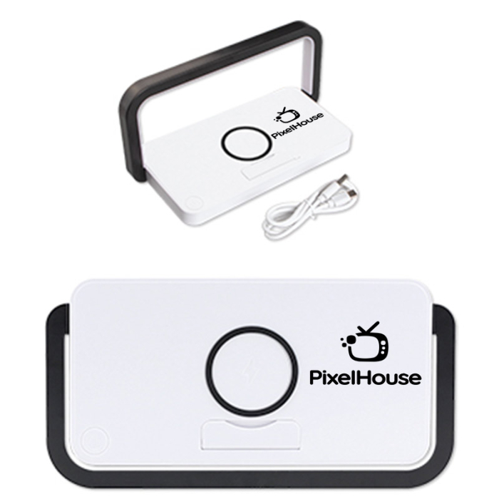 Customized Chi-Charge Phone Stands with Warm Light Lamps