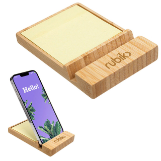 FSC® Bamboo Sticky Note Dispensers with Phone...