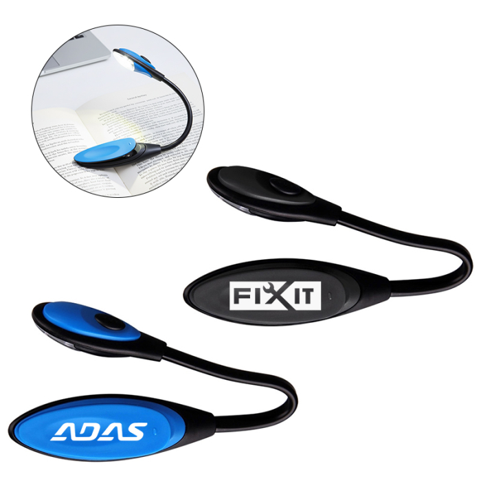 Imprinted Book Lights with LED Flexible Flashlight