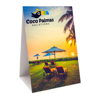 Digital Tall Table Tents