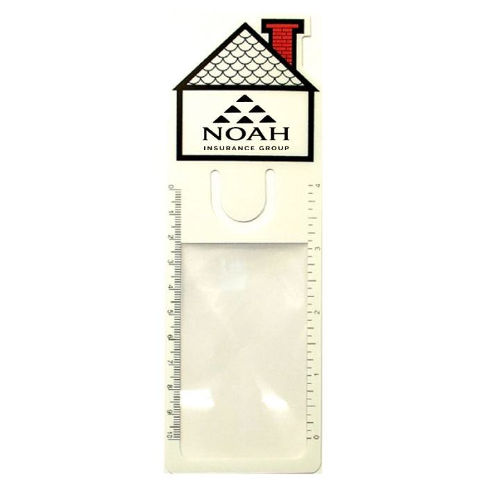 Imprinted House Bookmark Magnifiers
