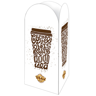 3 Panel 8.5x4 Inch Round Top Table Tents