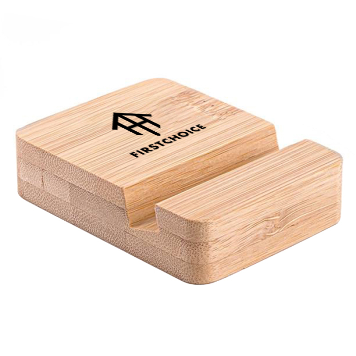 Personalized Eco Friendly Bamboo Mobile Device Holders
