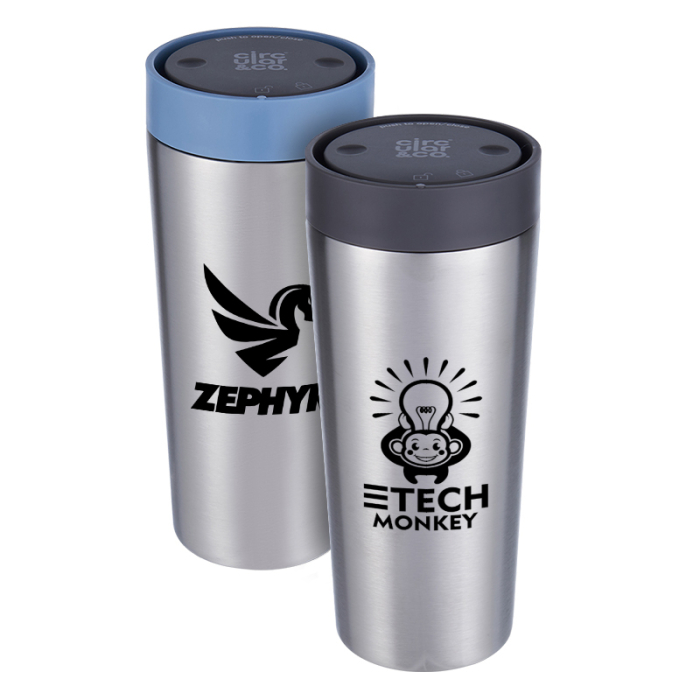16 Oz Promotional Circular Recycled Stainless Cups