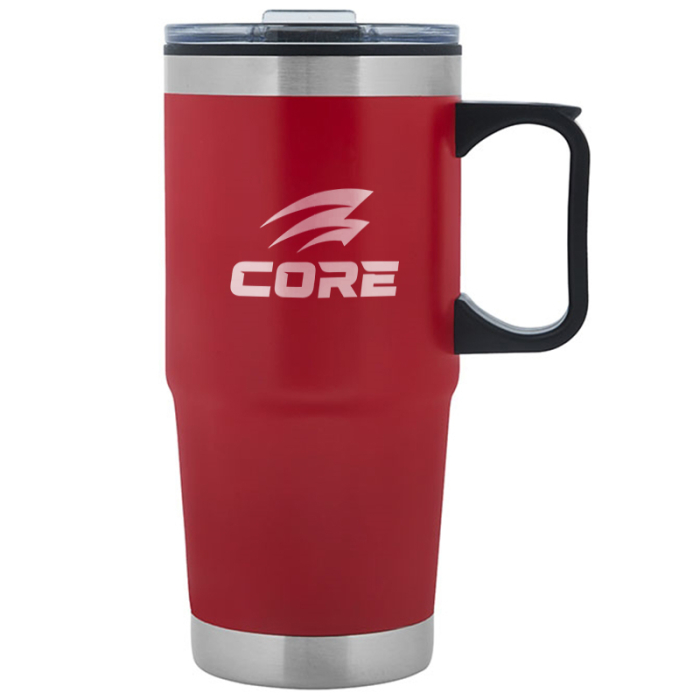 24 Oz Imprinted Aidan Steel and PP Liner Travel Mugs