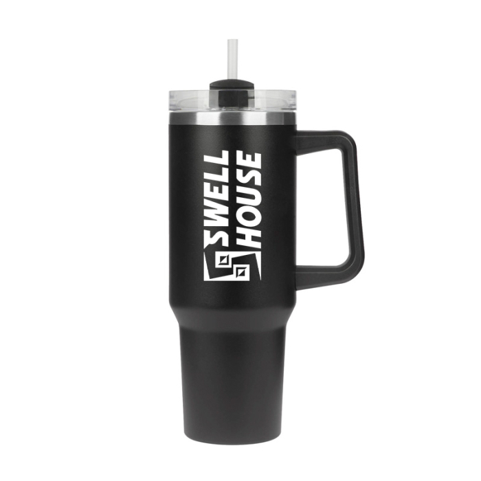 40 Oz Customized Riley Double Wall Stainless Steel Travel Mugs