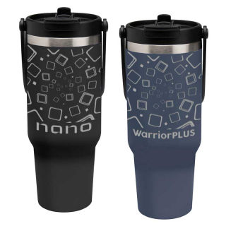 40 Oz Full Laser Peak Intrepid Recycled Stainless...