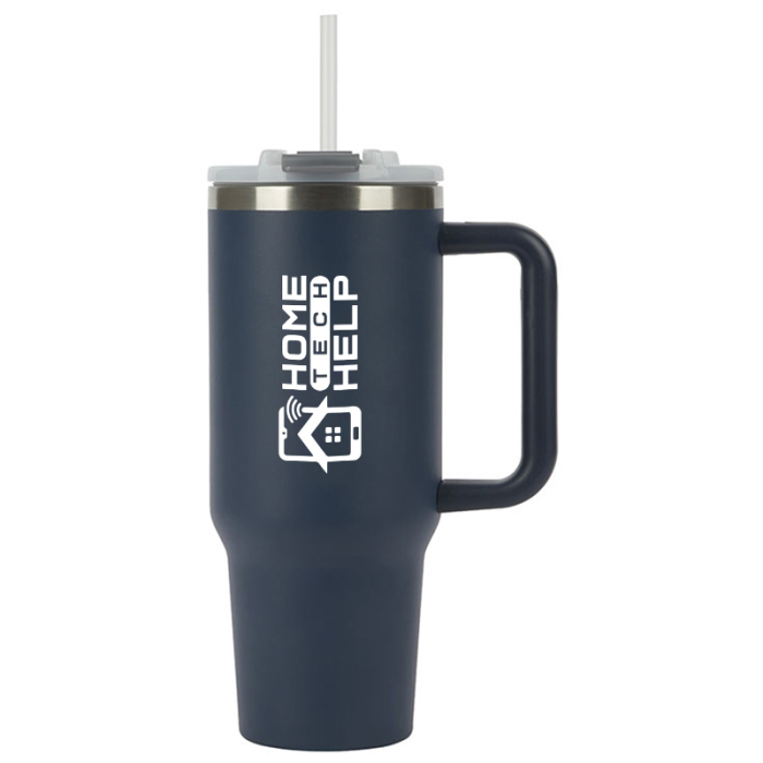 40 Oz Promotional Acadia Double Wall Stainless Steel Travel Mugs