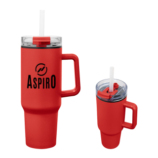 40 Oz Full Color Quest Recycled Stainless Steel Tumblers