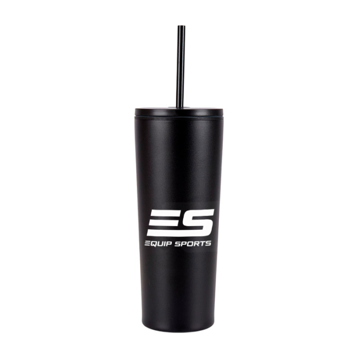 Custom Bayard 24 Oz Double Wall Steel and PP Liner Straw Tumblers