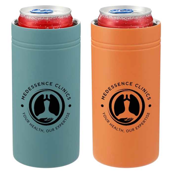 Custom Imprinted Sherpa 12 Ounce Vacuum Tumbler and Slim Can Insulators