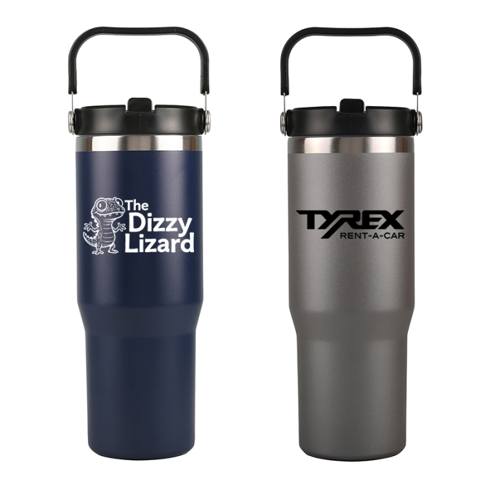 Custom Printed 30 Oz Juneau Stainless Steel Tumblers