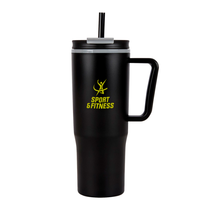 Custom Printed Agnew 30 Oz Double Wall Polypropylene Mugs