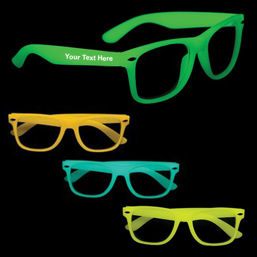 Custom Printed Glow in the Dark Sunglasses