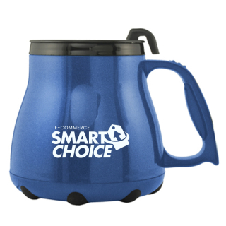 16 Oz Low Rider Mugs with Spill-Resistant Lid