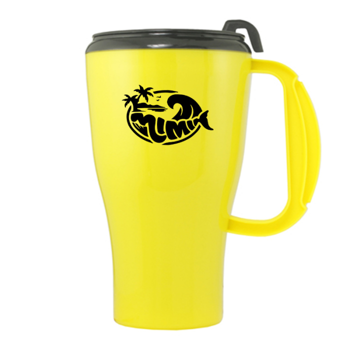 Customized 16 Oz Omega Insulated Mugs with Spill-Resistant Lid