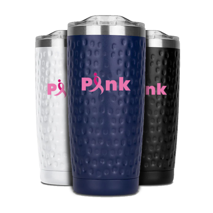 Customized 20 Oz Dover Dimpled Double Wall Stainless Steel Mugs