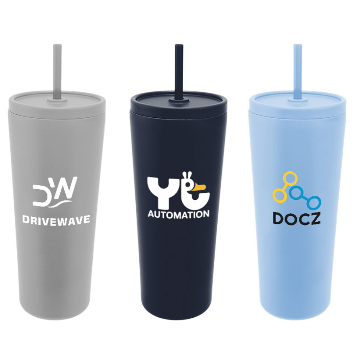 Customized 24 Oz Brooklyn Recycled Stainless Steel Tumblers