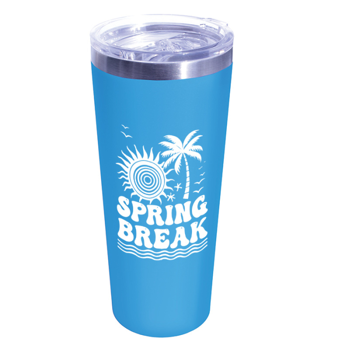 Imprinted 22 Oz Memphis Tumblers with Slide Lids