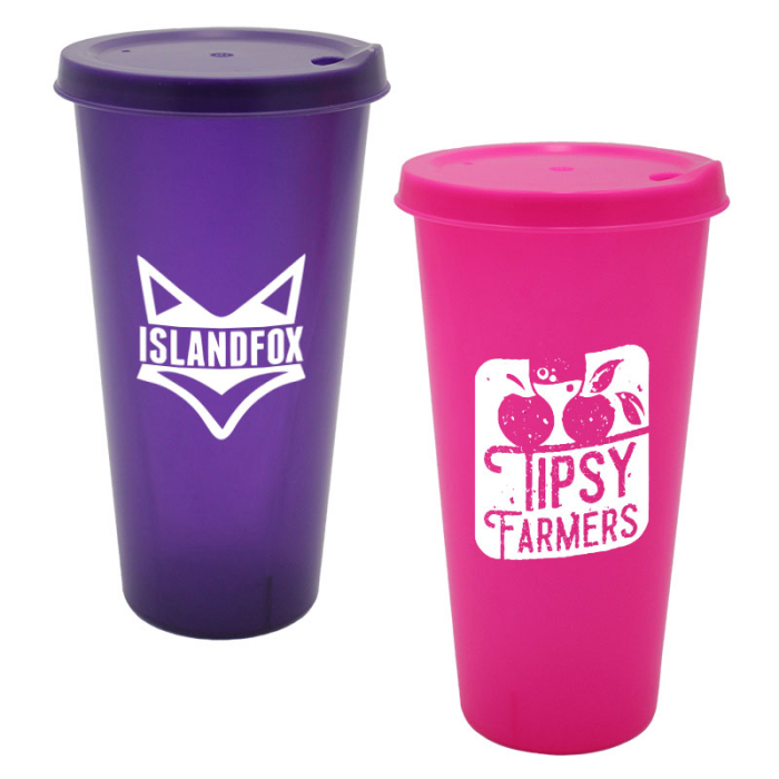 Imprinted 26 Oz Tumblers with Lids