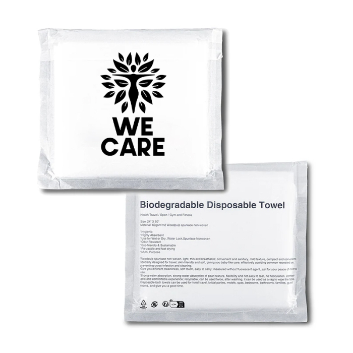 Imprinted Disposable Biodegradable Towels