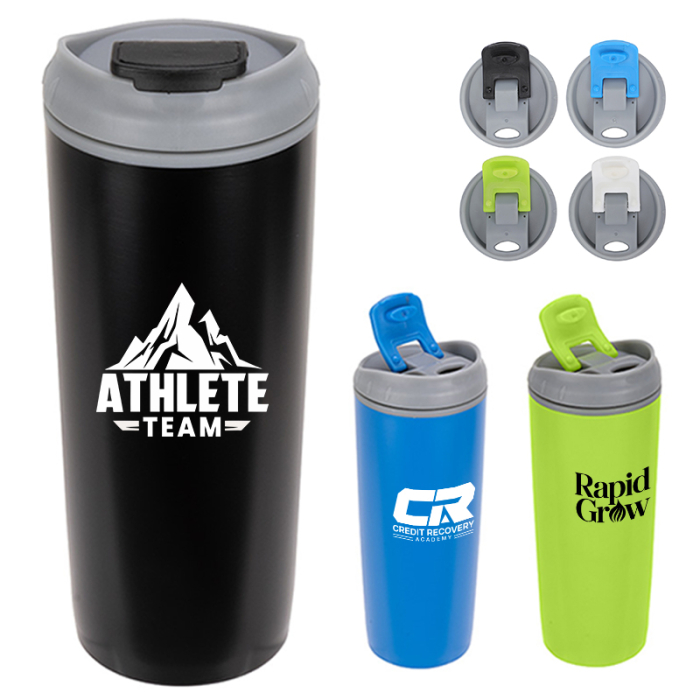 Imprinted Olympia 17 Oz Stainless Steel and Polypropylene Tumblers