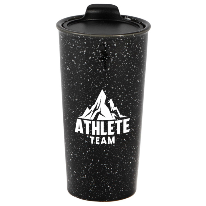 Perka® 14 Oz Promotional Salento Double Wall Ceramic Tumblers