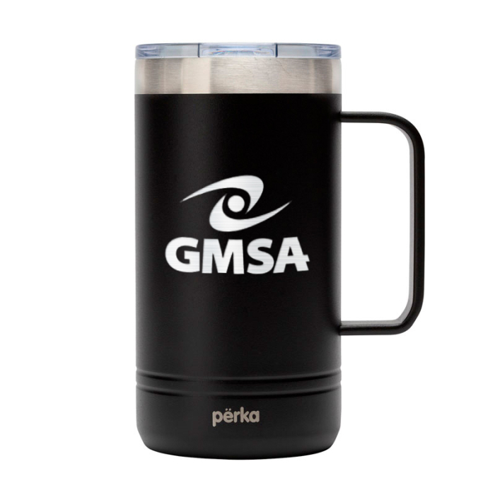 Perka® 24 Oz Promotional Wayfarer Double Wall Stainless Steel Mugs