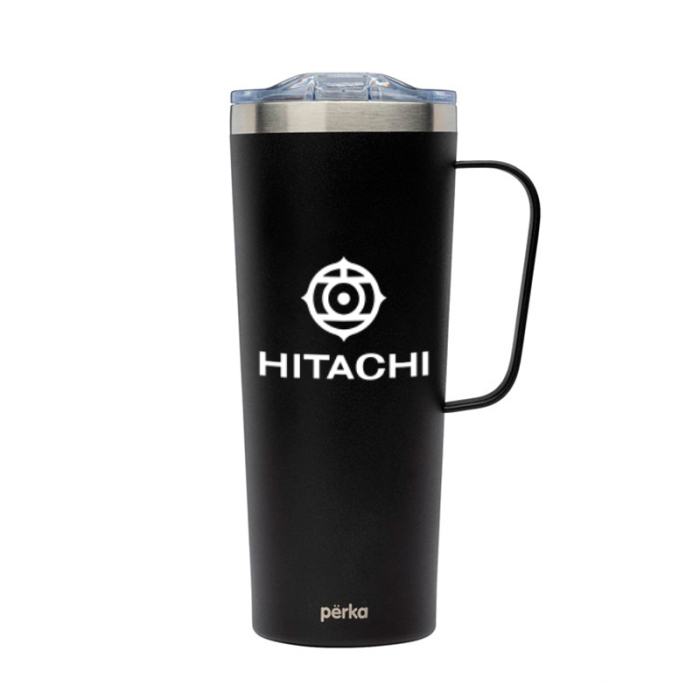 Perka® 28 Oz Customized Winston Double Wall Stainless Steel Travel Mugs