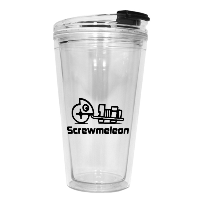 Personalized 16 Oz Victory Acrylic Tumblers with Flip Top Lids