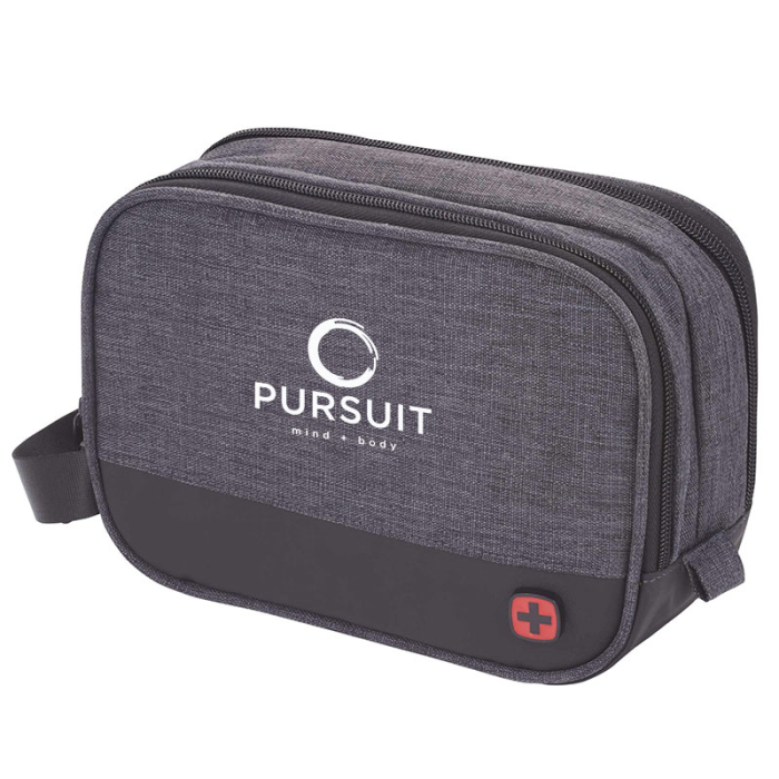 Personalized Wenger RPET Dual Compartment Dopp Kits