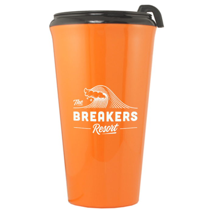 Promotional 16 Oz Infinity Tumbler Mugs with Spill-Resistant Lid