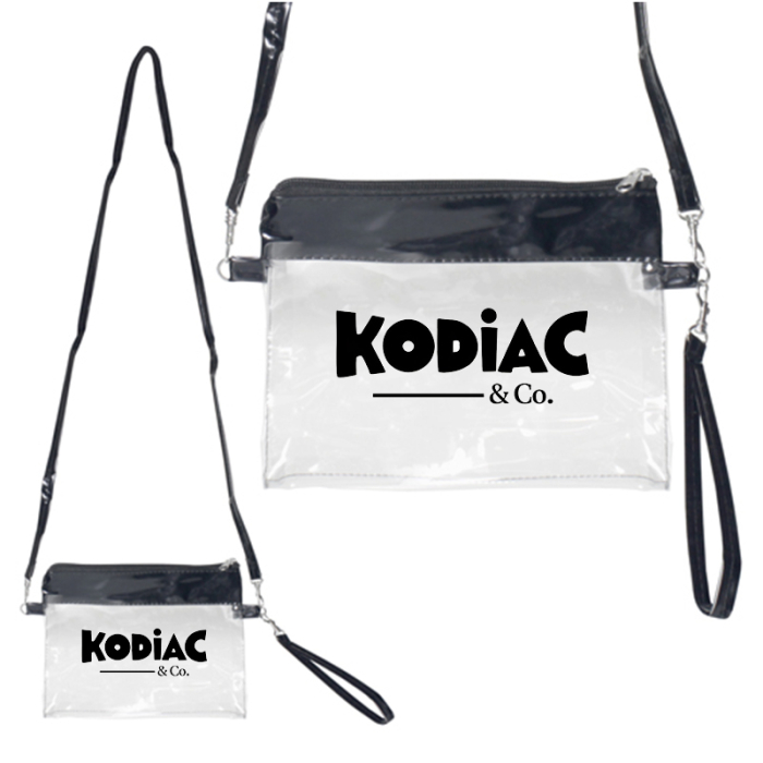 Promotional Clear PVC Sling-Over Pouches
