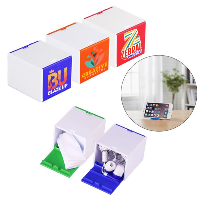 Promotional Earphones with Case and Cleaner