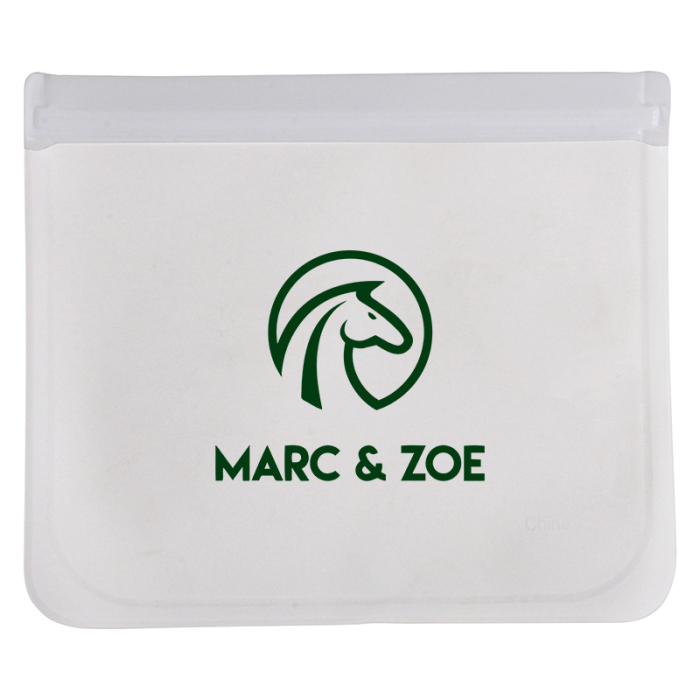 Promotional Sunflower PEVA Zip Closure Utility Bags