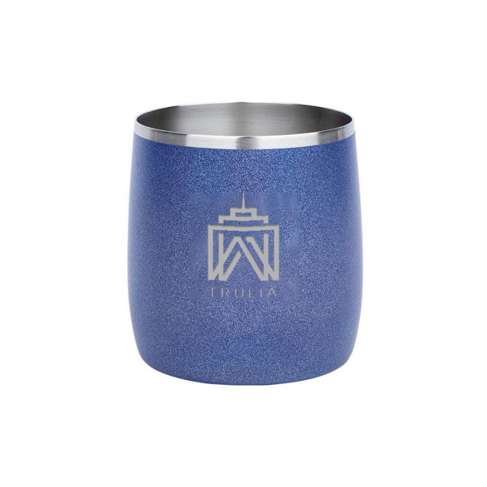 Snowfox® 11 Oz Imprinted Shimmer Finish Vacuum Insulated Whiskey Rocks Tumblers