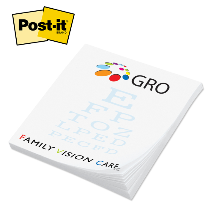 Post-it® Custom 2.75x3 Inch Full Color Program Notes