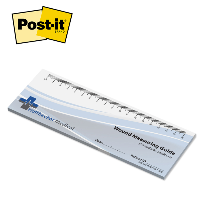 Post-it® Personalized 3x8 Inch Full Color Program Notes
