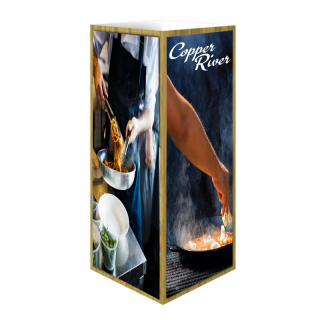 4 Panel 8.5x4 Inch Advertising Table Tents