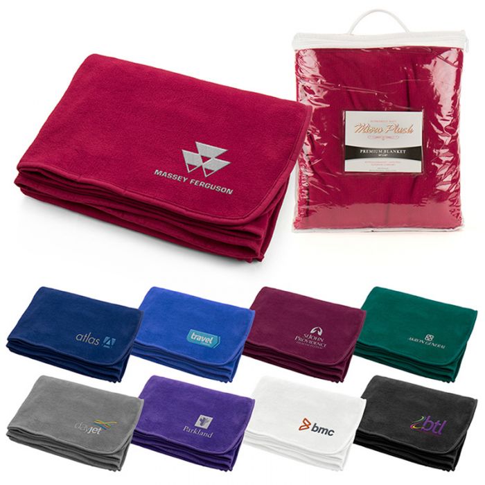 Promotional Micro Plush Coral Blankets