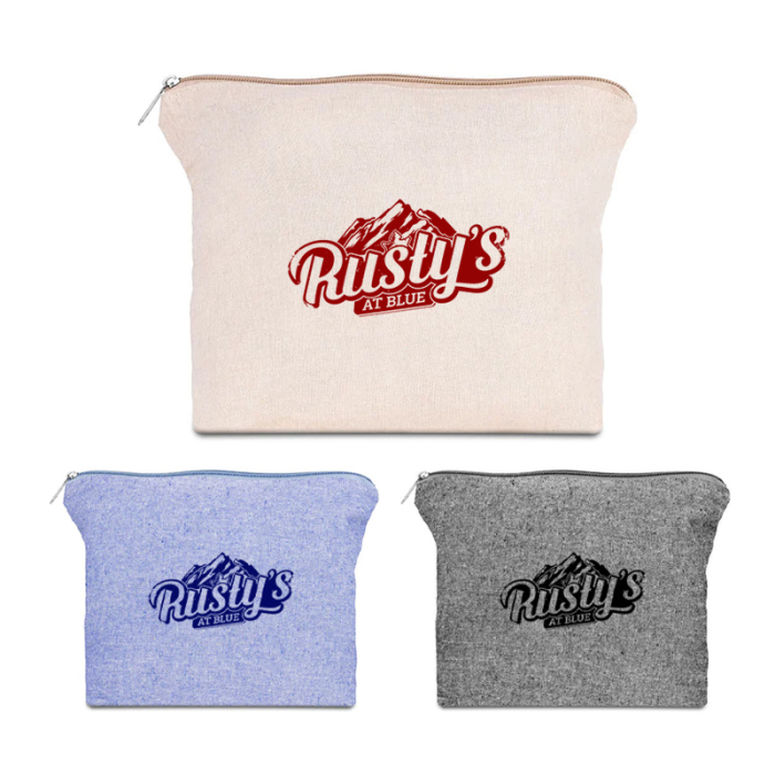 Personalized 4 Oz Recycled Cotton Pouches