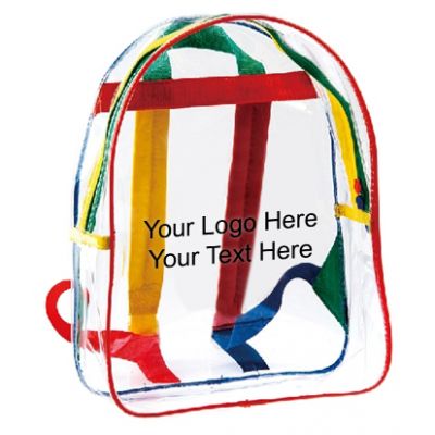 clear backpack personalized